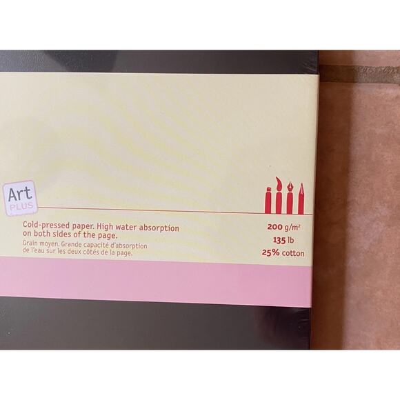 MOLESKINE ART PLUS WATERCOLOR ALBUM A3 Size BLACK Hardcover NEW 11.75 X 16.5 60p - Picture 3 of 5